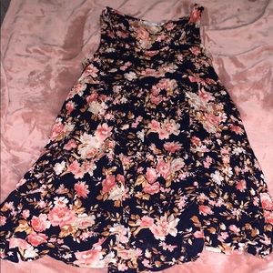 Floral swing dress